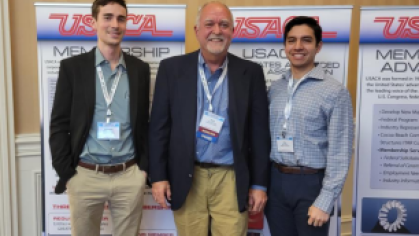 Group photo of Nick Henson on the left, Rich Haber in the middle, and Alex Pasara